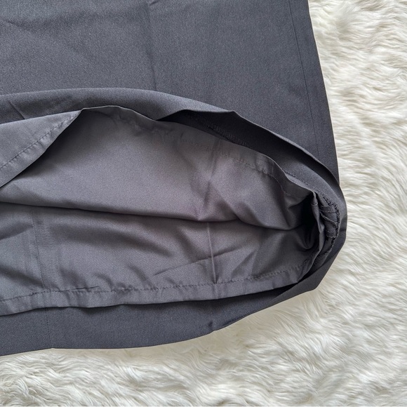 J. Crew Factory Dress Split-neck Suiting Above The Knee Black 10 NWT New - Picture 7 of 11